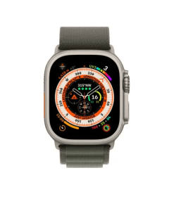Apple Watch Ultra 49mm Titanium Green Alpine Loop S