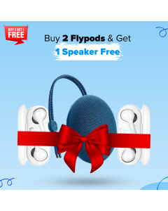Honor Flypods Lite + Honor AM51 Bluetooth Speaker Blue
