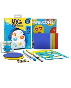 Tech Will Save Us Sew & Glow Arts and Crafts DIY Kit, Toy, Gift for Boys, Girls, Kids ages 8 to 12