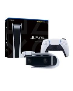 Play Station5 Digital + Sony PlayStation HD Camera + DualSense White Wireless Controller